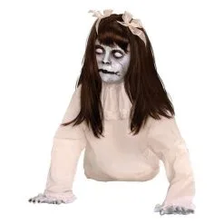 Morris Costumes 21" Crawling Possessed Girl Animated Prop