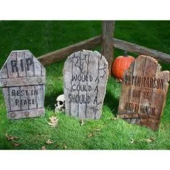 Fun World 22” Wood Look Tombstone Assortment