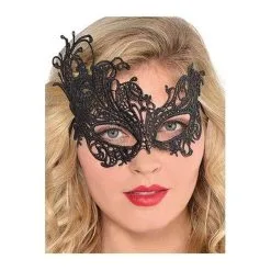Balloon Agencies Black Lace Mask
