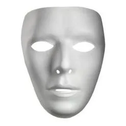 Disguise Costumes Blank Male Adult Mask
