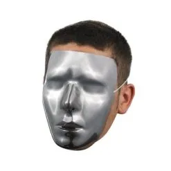 Disguise Costumes Blank Male Chrome Adult Mask