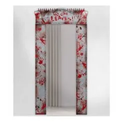 AMSCAN Bloody Doorway Entry Decoration No One Leaves