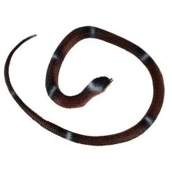 Jack In The Box Brown Rubber Snake