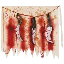 Morris Costumes Butcher Apron With Knives