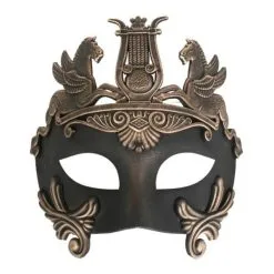 Tom Foolery Cavalli Centurion Black & Bronze Eye Mask