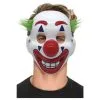 Clown Mask, Pvc, With Hair & Elastic Strap 2 Clown Mask, Pvc, With Hair & Elastic Strap -All Props Sales clown mask pvc with hair elastic strap 786039