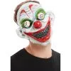 Clown Mask, White, Pvc, With Moving Eyes 1 Clown Mask, White, Pvc, With Moving Eyes -All Props Sales clown mask white pvc with moving eyes 489852