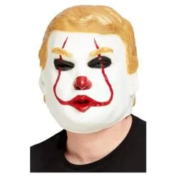 Clown President Overhead Mask, Latex