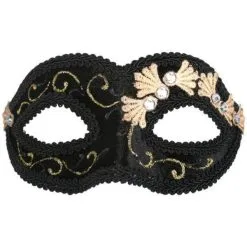 Tom Foolery COCO Black Velvet Eye Mask