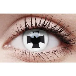 Crazy Lens Contacts - Black Cross