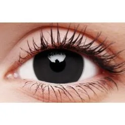Crazy Lens Contacts Black Titan (17mm)