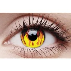 Crazy Lens Contacts - Flame Hot