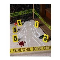 Fun World Crime Scene Kit With Blood Splat