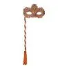 Tom Foolery Crystal Lace Eye Mask On Stick -All Props Sales crystal lace eye mask on stick 500227