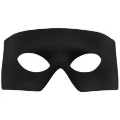Tom Foolery D'artagnan Classic Black Adult's Masquerade Mask