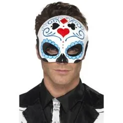 Day Of The Dead Eyemask, Blue