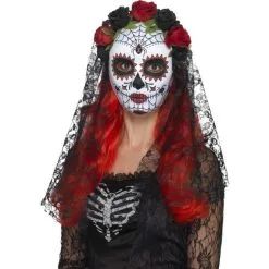 Day Of The Dead Senorita Mask