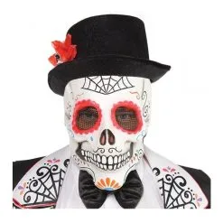 AMSCAN Day Of The Dead Sugar Skull Head Mask