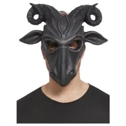 Deluxe Satanic Ram Mask, Foam Latex