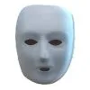 Design Mask - White P.V.C -All Props Sales design mask white pvc 278524