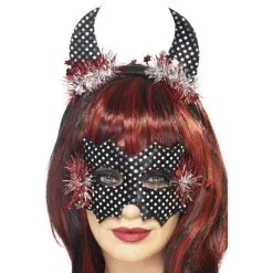 Devildina Mask And Horns Set