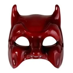 Tom Foolery Diavolo Glossy Red Eye Mask