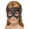 Embroidered Lace Filigree Devil Eyemask -All Props Sales embroidered lace filigree devil eyemask 769989