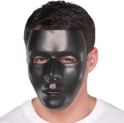 AMSCAN Full Face Mask – Black