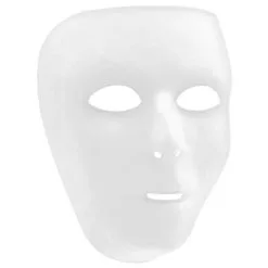AMSCAN Full Face Mask – White