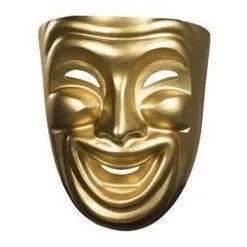 Disguise Costumes Gold Comedy Adult Mask