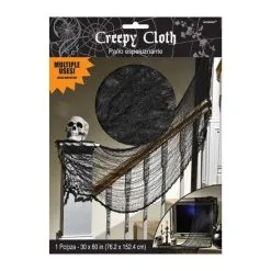 AMSCAN Halloween Creepy Cloth Black Decoration