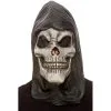 Hooded Skeleton Latex Mask -All Props Sales hooded skeleton latex mask 889430