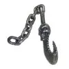 Morris Costumes Jumbo Hook & Chain -All Props Sales jumbo hook chain 655186