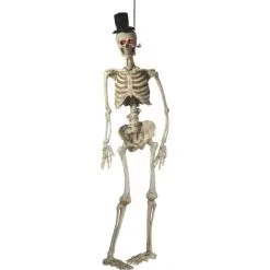 Light Up Latex Hanging Skeleton Groom Decoration,