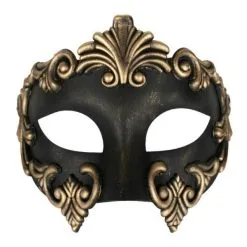 Tom Foolery Lorenzo Eye Mask - Black/Gold
