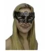 Interalia Group Mask Metal Black Silver Heart -All Props Sales mask metal black silver heart 252845