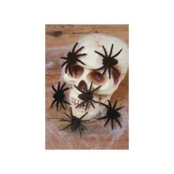 Fun World Mini Hairy Spiders Halloween Decoration