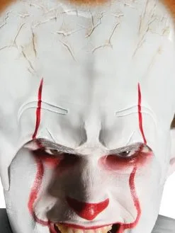 Pennywise Wig & Attached Headpiece Adult -All Props Sales pennywise wig attached headpiece adult 216668