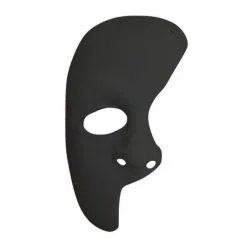 Tom Foolery Phantom Of The Opera Mask Black