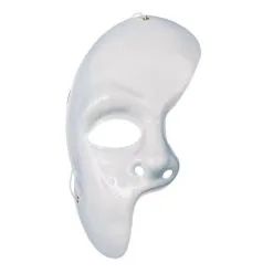 Tom Foolery Phantom Of The Opera Mask White
