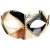 Tom Foolery PIETRO Gold And Black Eye Mask -All Props Sales pietro gold and black eye mask 369762