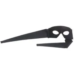 Tom Foolery Pimpernel Classic Black Adult's Masquerade Mask