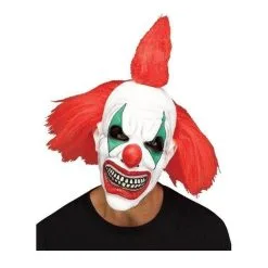 Fun World Red Hooligan Clown Mask