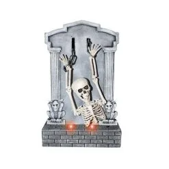Morris Costumes Shaking Skeleton On Tombstone