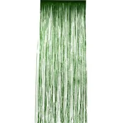 Shimmer Curtain, Metallic Green