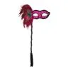 Tom Foolery Simona Hot Pink Eye Mask With Peacock Feathers On Stick 2 Tom Foolery Simona Hot Pink Eye Mask With Peacock Feathers On Stick -All Props Sales simona hot pink eye mask with peacock feathers on stick 546422