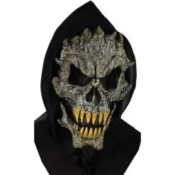 Morris Costumes Skull W Fangs Mask