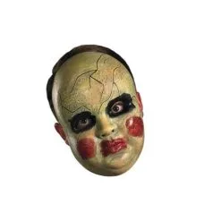 Disguise Costumes Smeary Doll Face Adult Mask