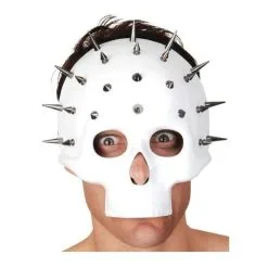 Tom Foolery Spiked Spectre Skull White Mask