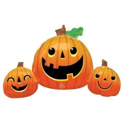 Balloon Agencies Super Shape Xl Smiley Pumpkin Trio Balloon